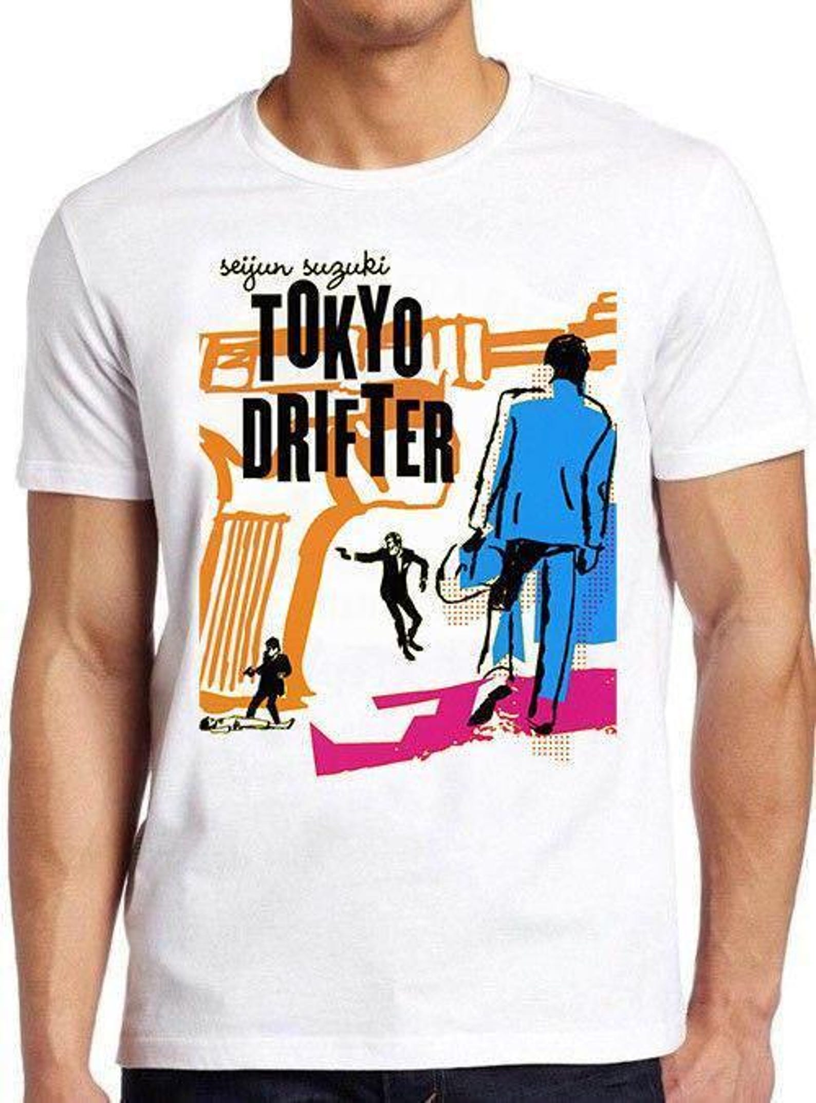 Tokyo Drifter Movie T Shirt B2842 Retro Cool Top Tee L