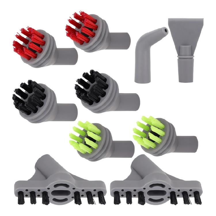 Professional Steam Cleaning Brush Set For 39N7A, 39N7V, 39N7H, 39N71, 39N72 Hard Brush Wall Crevice Brush Spare Parts