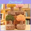 Adorable Peluche de Árbol Bonsái de 28 cm Para Decoración del Hogar
