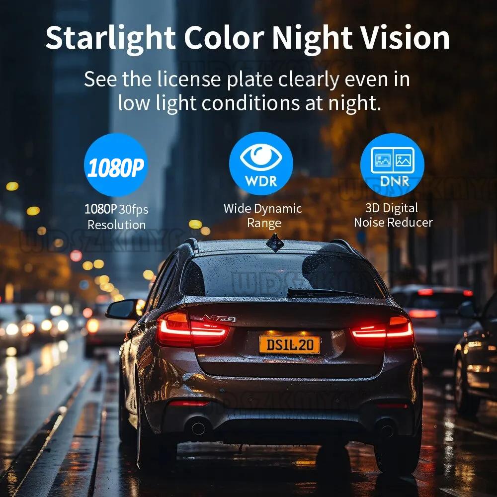 3 Channel Car DVR WIFI Recorder 1080P Dash Cam for Cars Rear View Camera for Vehicle Black Box Car Assecories Free Glasses