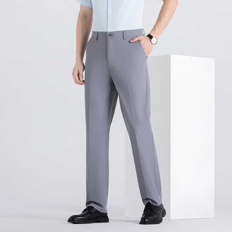 Men's Straight-Leg Business Casual Pants FXLF9311