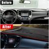 Housses de tableau de bord de voiture Éviter la lumière Coussin Pare-soleil Anti-UV Tapis Tapis Antidérapants Pour Toyota Crown S210 2013 2014 2015 2016 2017