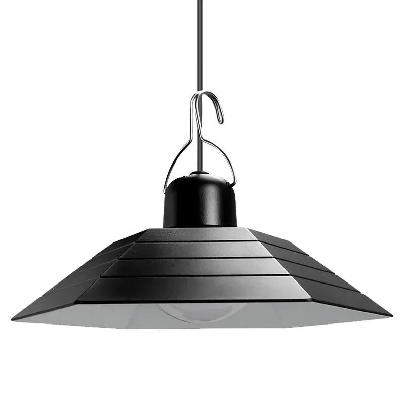 Solar Pendant Light Split Led Solar Powered Lamp White/Warm Light with Remote Control Chandelier Camping Outdoor Garden Lighting