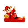 God of Wealth Ornament Sculpture Desk Phone Holder Figurine for Office