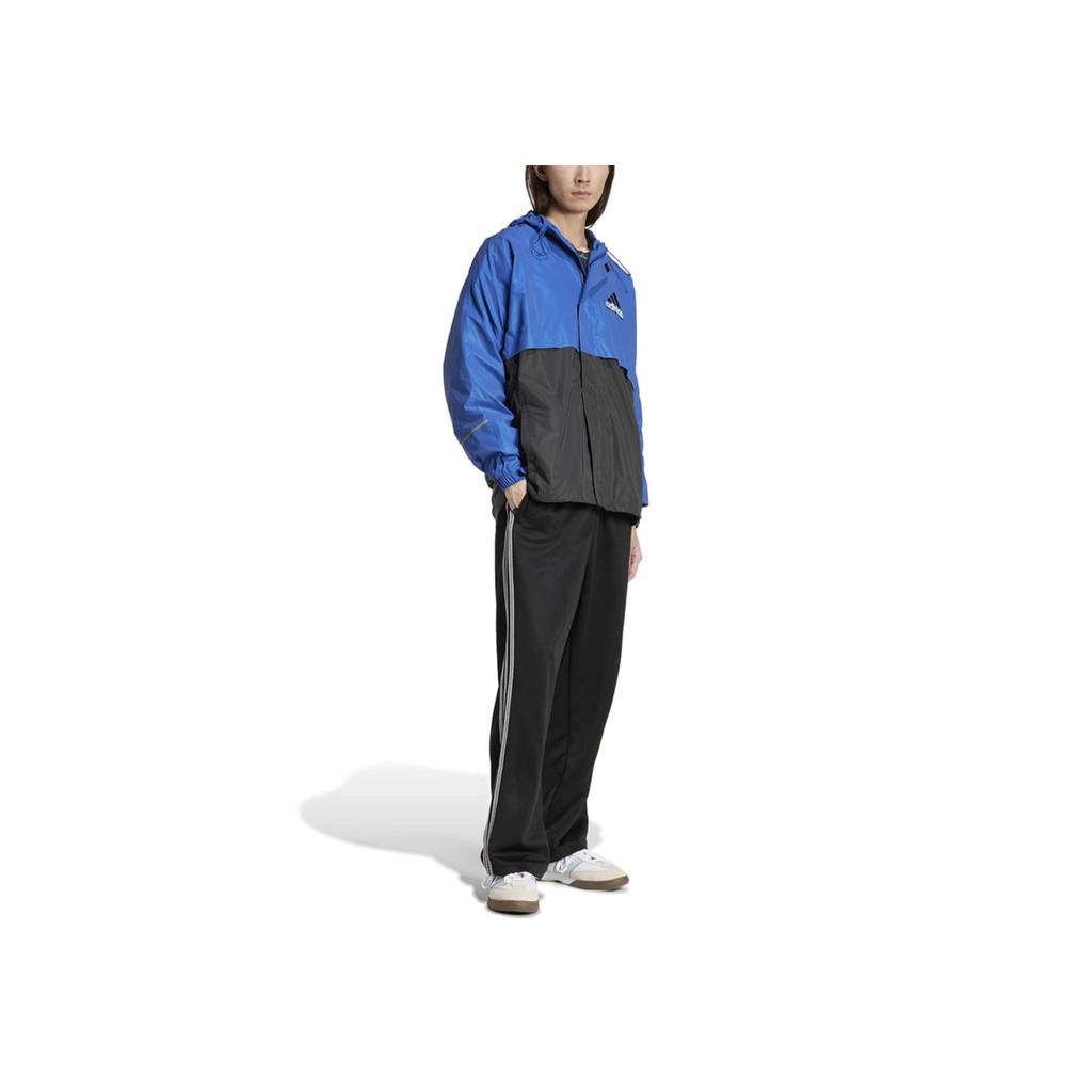 adidas Windbreaker EQT Retro Reflective Series Sports Hooded American Fashion Long Sleeve Jacket Men Jacket Blue JC8230