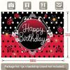 Ladybug Birthday Backdrop 1pc - Wall Hanging Decor