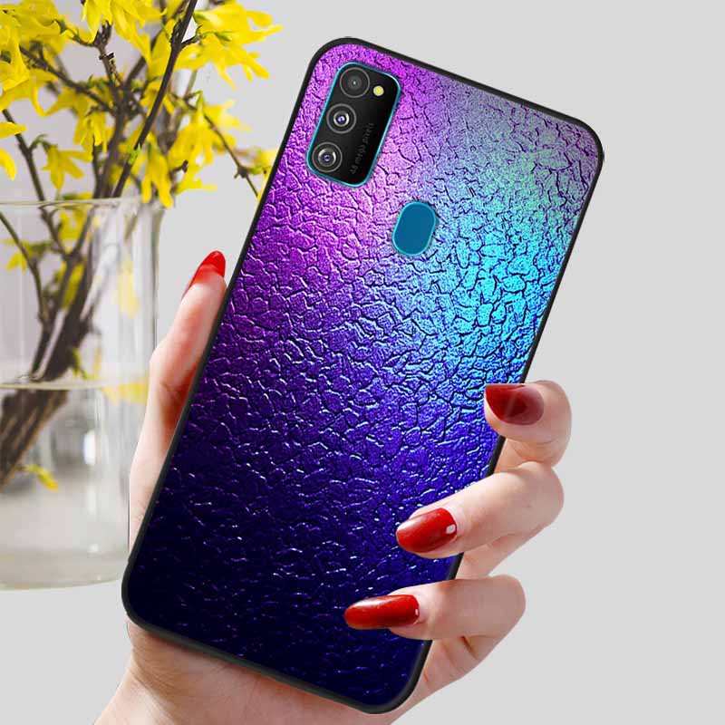 

For Samsung Galaxy M21 Case Soft TPU Silicone Back Cover for Galaxy A21S M30S M31 M 21 M21S M31S Phone Cases Black Shells Coques Samsung M21