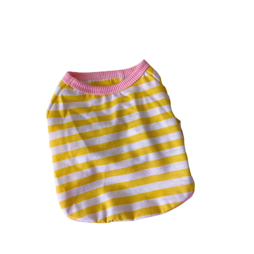 Spring Summer Pet Striped T-shirt Teddy Dog Cat Yorkshire Schnauzer Two-legged Shirt Clothes Dog Clothes for Small Dogs Girl