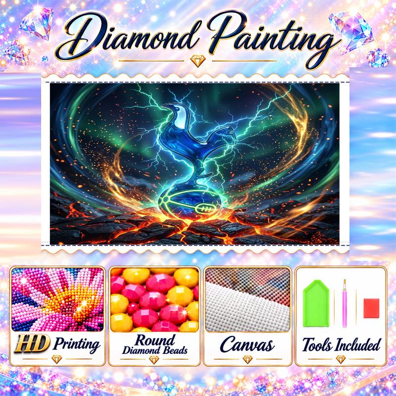 Tottenham Hotspur Diamond Painting Kit 5D Full Drill DIY Diamond Mosaic Wall Art Home Decor
