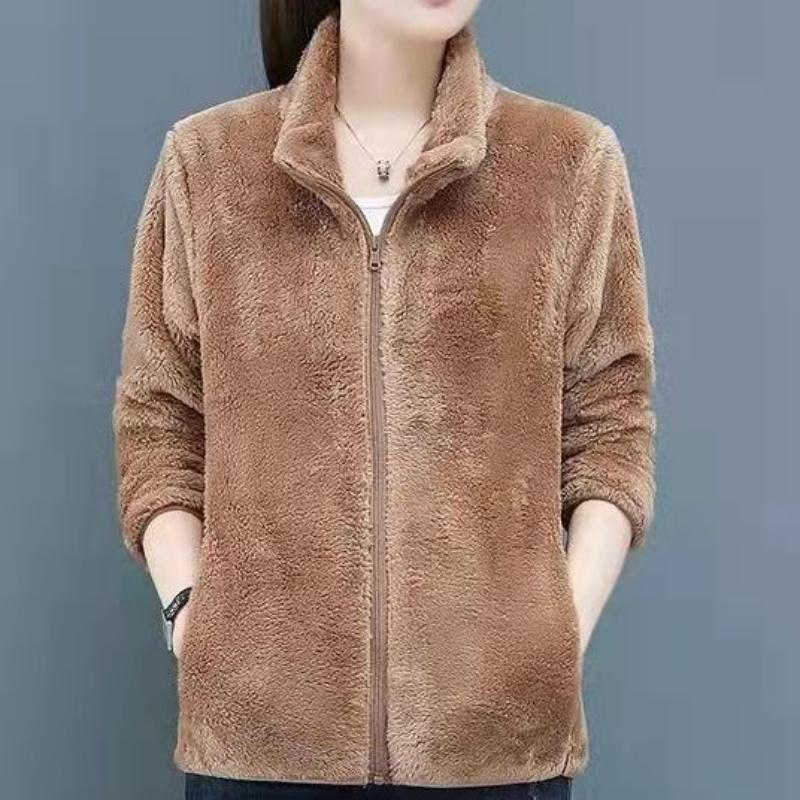 Autumn and Winter Thickened Warm Fleece Top