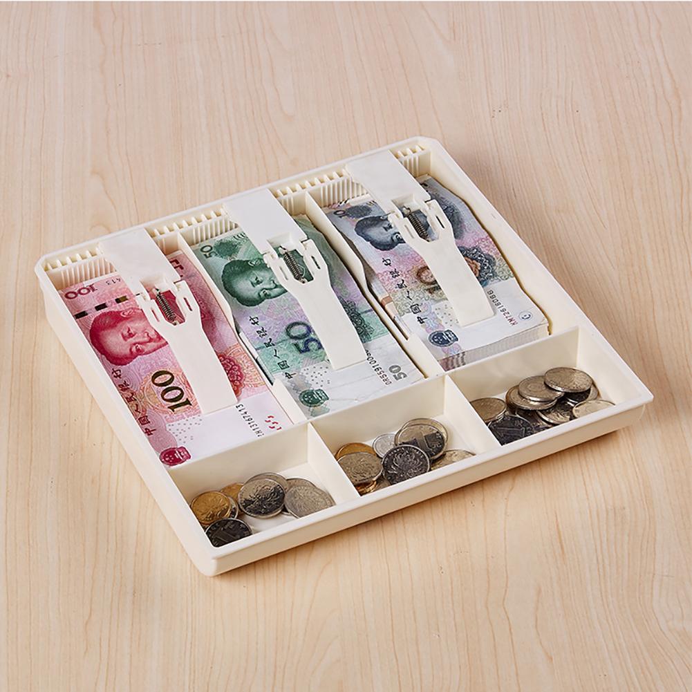 3 Compartments Cash Drawer Storage Box for Supermarket