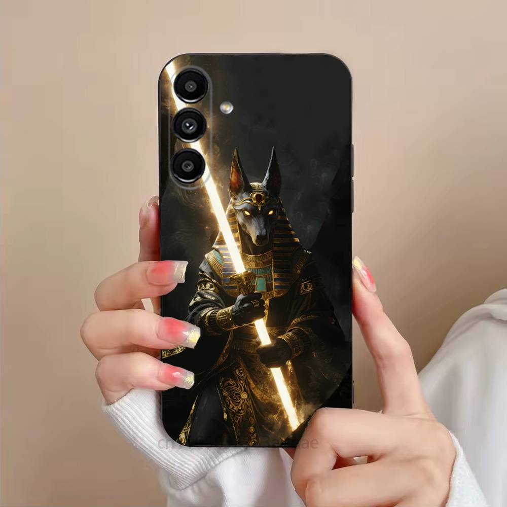 

Anubis Egyptian God Phone Case For Samsung Galaxy S21 22 23 24 S25 Ultra PlusS20 FE S10 Plus Cover Funda SamsungS25