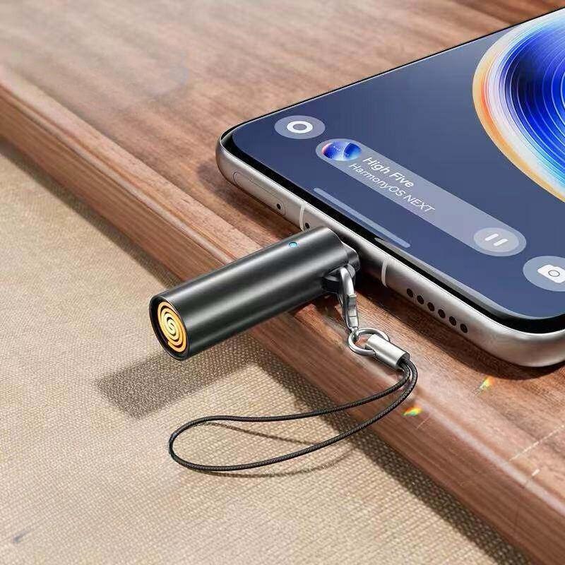 Mini Phone Lighter Type C Interface Portable Igniter Compact Travel Carry On Vehicle Mounted Cigarette Lighter