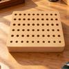 60Hole Watch Repair Tool Rack Smooth Wooden Watchmaker Sturdy for Watchmakers, Home