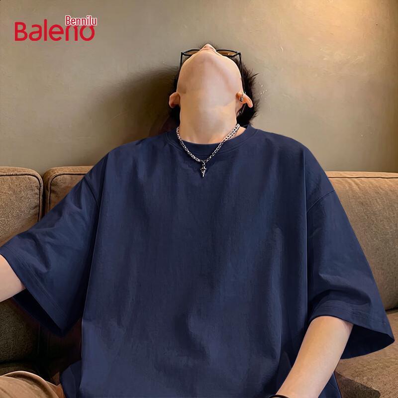 Baleno Men's Pure Cotton Loose Fit T-Shirt