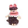 Playful Handwoven Cartoon Shoulder Bag For Toddlers With Breathable Yarn Material