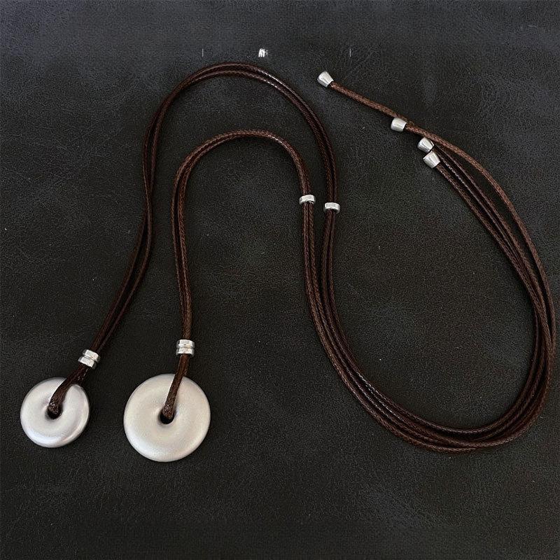 Pendant Fashion Bead Peaceful Clothes Necklace Couple Style Garment Gift to Girlfriend Valentine's Day