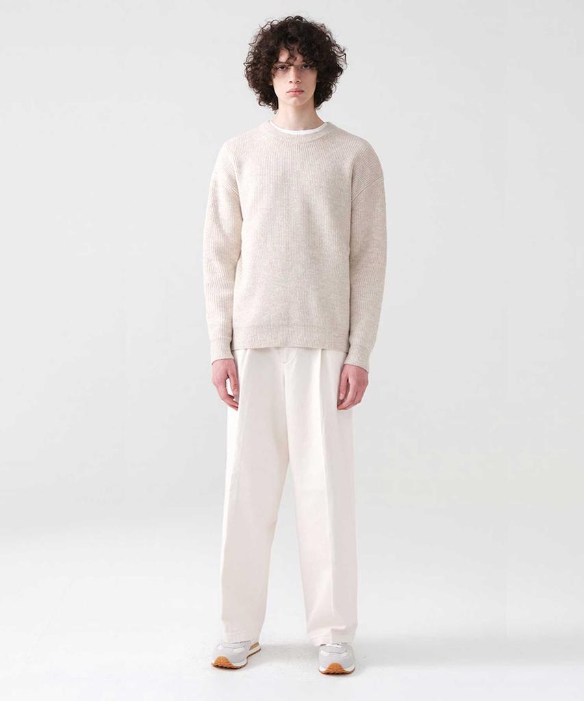 STCO Oversized Hazzi Solid Knit Ivory_Sktuc71Osi