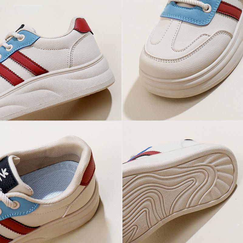 Autumn New Ins Breathable White Shoes Women's Low-Top Casual Board Shoes Platform Platform Shoes