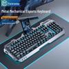Qianxingzhe GX80S Wired Mechanical-Feel Gaming Keyboard