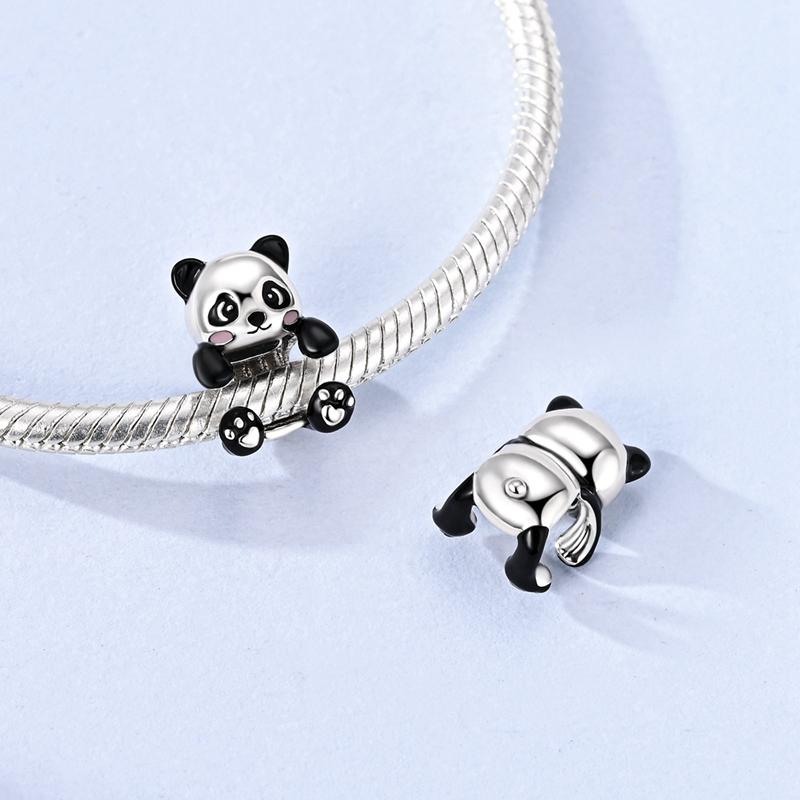Original 925 Sterling Silver Charms Bead Heart Cat Dog Balloon Bead Fit Original Bracelet For Women DIY Accessories Jewelry Gift