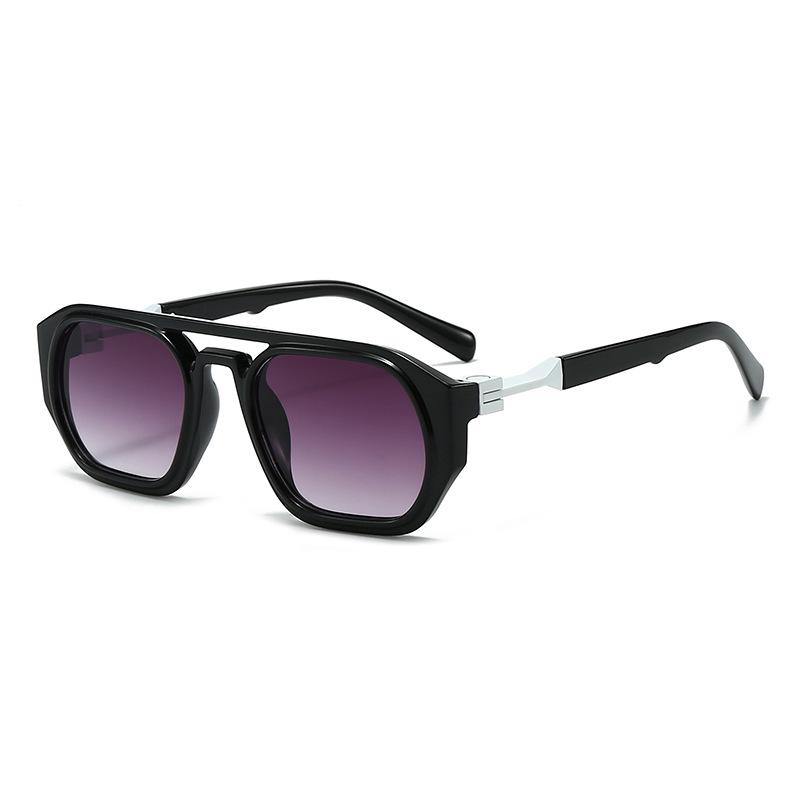 Trendy High-End Aviator Sunglasses for Men: Square European and American Fashion