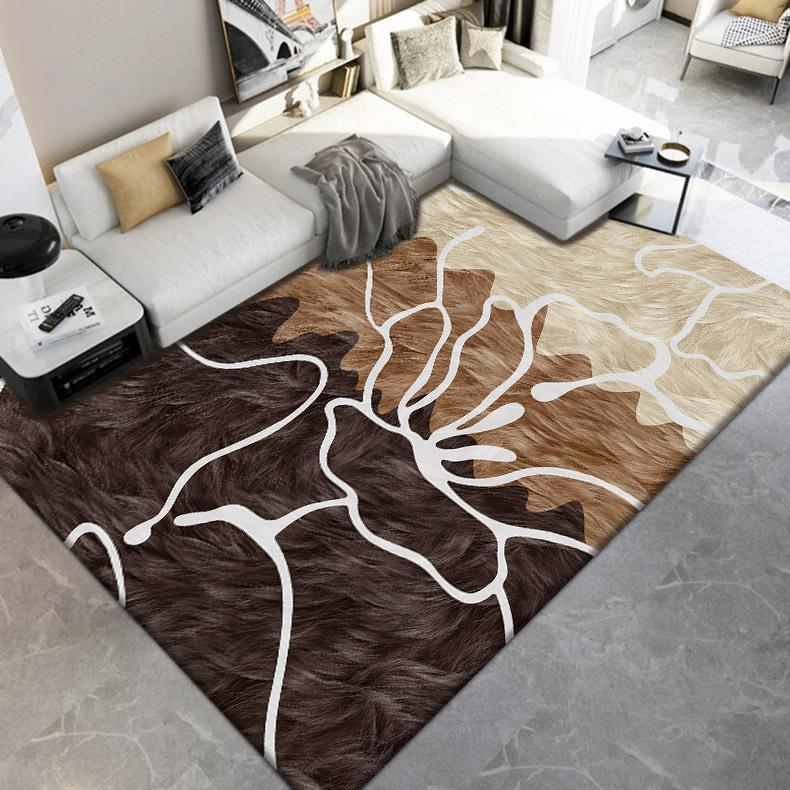 

Carpet American Retro Living Room French Medieval Style Sofa Floor Mat Bedroom Bedside Carpet 80*100cm