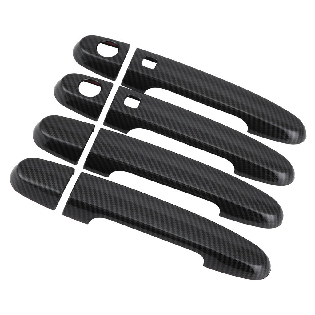 Exterior Door Handle Cover Complete Kit Carbon Fiber Decor Fit for Prius 20 2005‑2010