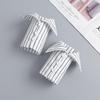 Unisex Striped Detachable Shirt Fake Cuff Sleeves Men And Women Decorative Fake Hand Sleeves Black Blue White False Wrist Cuffs