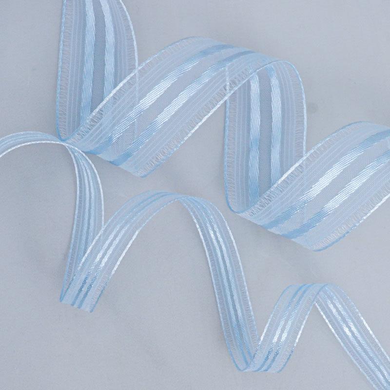 Elegant and Exquisite Vertical Transparent Mesh Ribbon Handmade DIY Flower Cake Gift Hair Decoration Bow Colorful Ribbon Crafts Making Ribbons