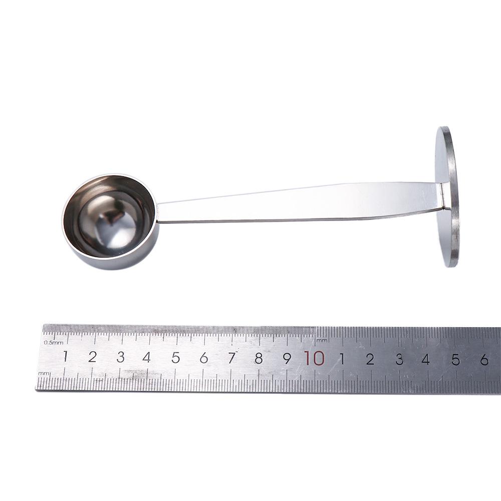 Manual Multi-Function Dual-Purpose Measuring 2 In 1 Powder Press Tamper Coffee Tool Coffee Spoon