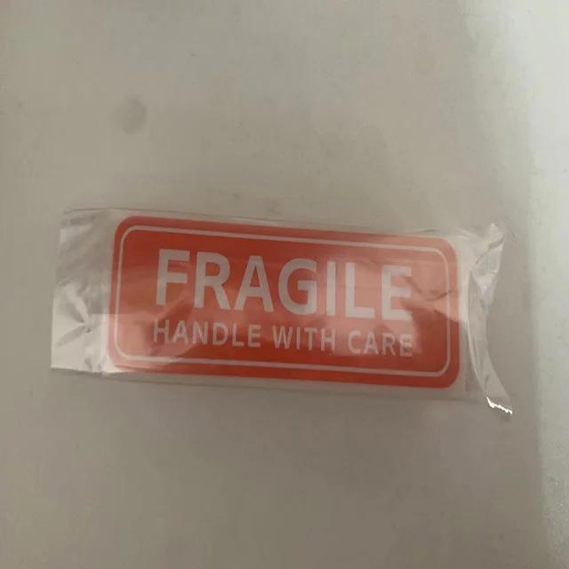 

Новые 100 шт. хрупкие наклейки с товарами, пожалуйста, обращайтесь с осторожностью предупреждающие этикетки DIY Supplies