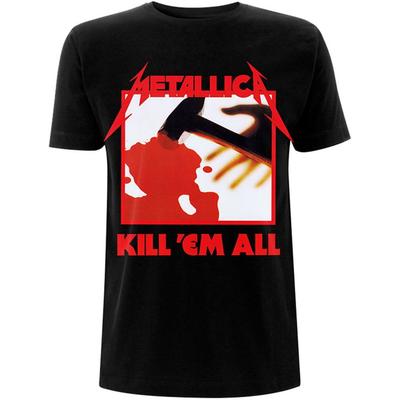 Metallica Herren Kill 'Em All Tracks T-Shirt X-Large | Offizielles Lizenzprodukt