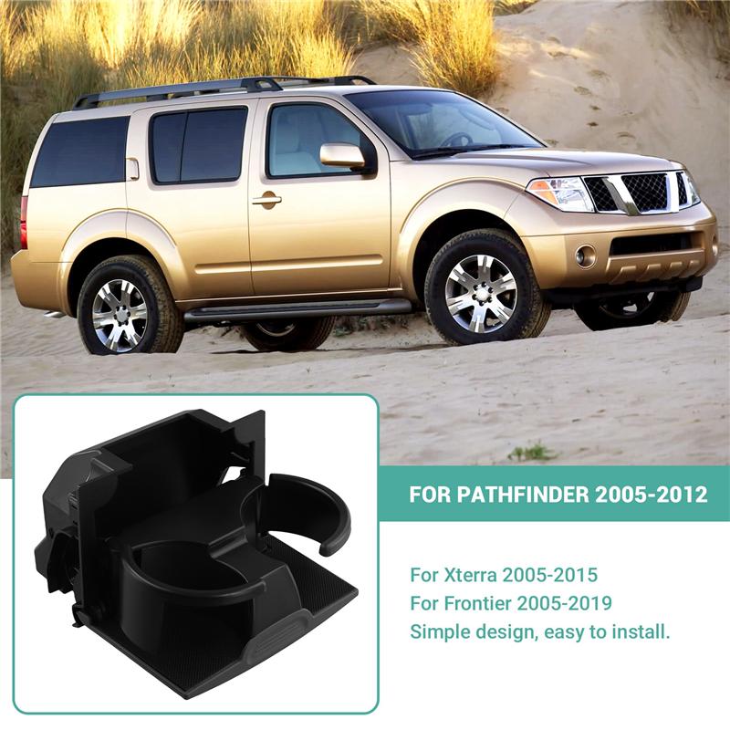 96965-ZP00C Rear Console Cup Holder For Nissan Frontier 2005- Pathfinder 2005-2012 Xterra 2005-2015