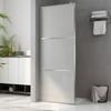 Italian-style Shower Wall In Frosted ESG Glass 80x195 Cm