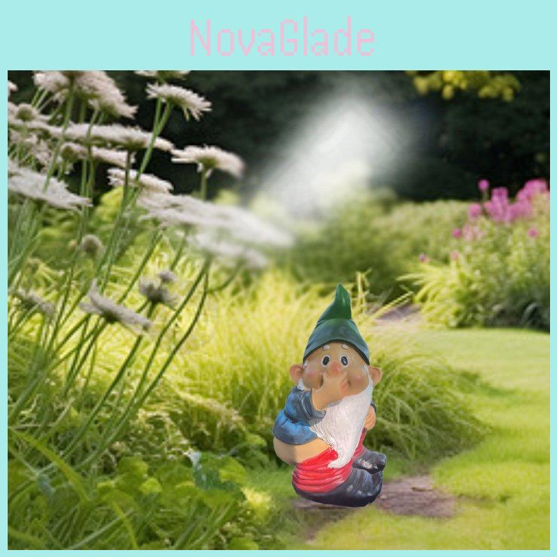 Charming Resin Garden Gnome Decorative Statue For Outdoor Yard And Patio Decor