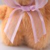 Whimsical Plush Bear And Rabbit Keychain Adorable Stuffed Animal Doll Backpacks For