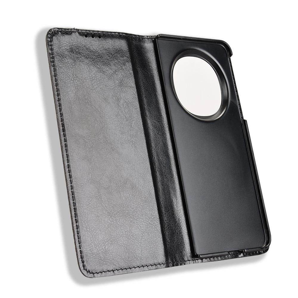 For Oppo Find N5 5G Retro PU Leather Case Phone Wallet Stand Cover