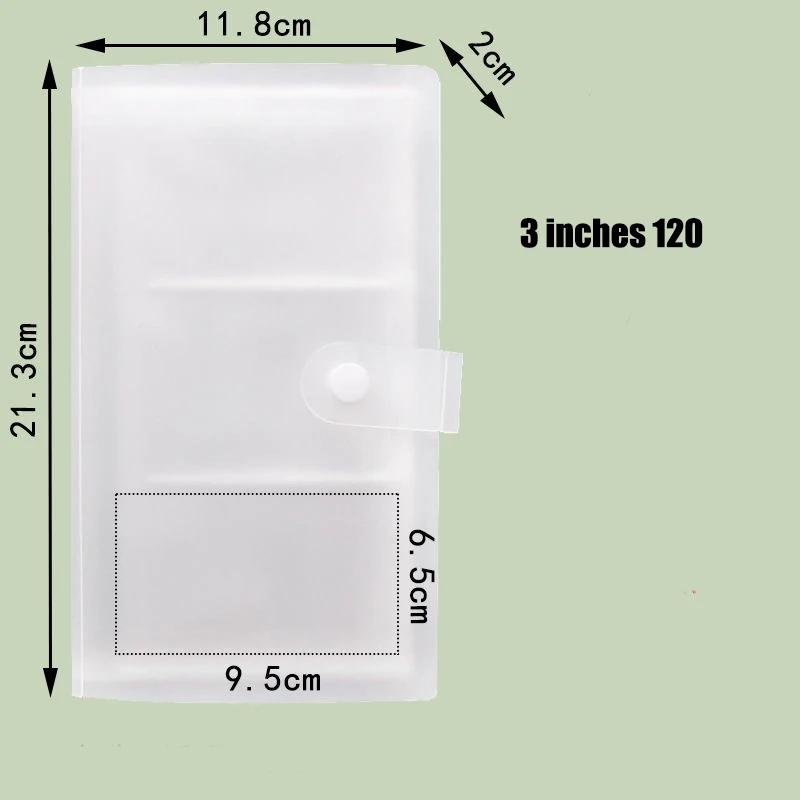 3-inch Polaroid Photo Album Photo Storage Postcard Movie Ticket Card Book Card Commemorative 120/240 Compartments