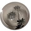 Senko Sarina Washbowl Basin Diameter 28cm Brown Transparent clear background with plant pattern Modern 55222 approx.