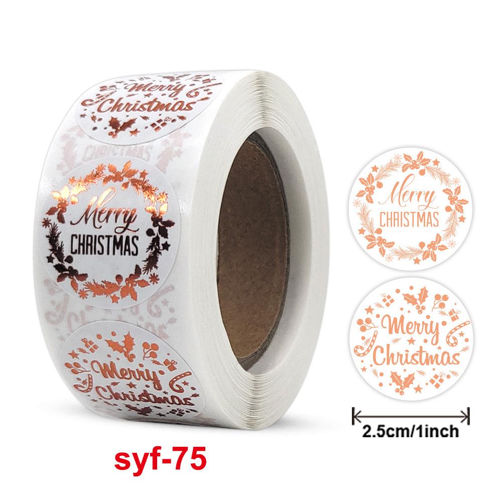 500 Thank You Stickers - Floral Monogram Labels for Gifts, Thanksgiving, Packaging, DIY Crafts (500 PCs)