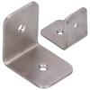 50x50mm Corner Brace, Stainless Steel Right Angle Bracket for Shelf Support with Strong Fixing and Load Bearing Capacity, for Furniture Closet Cabinet
