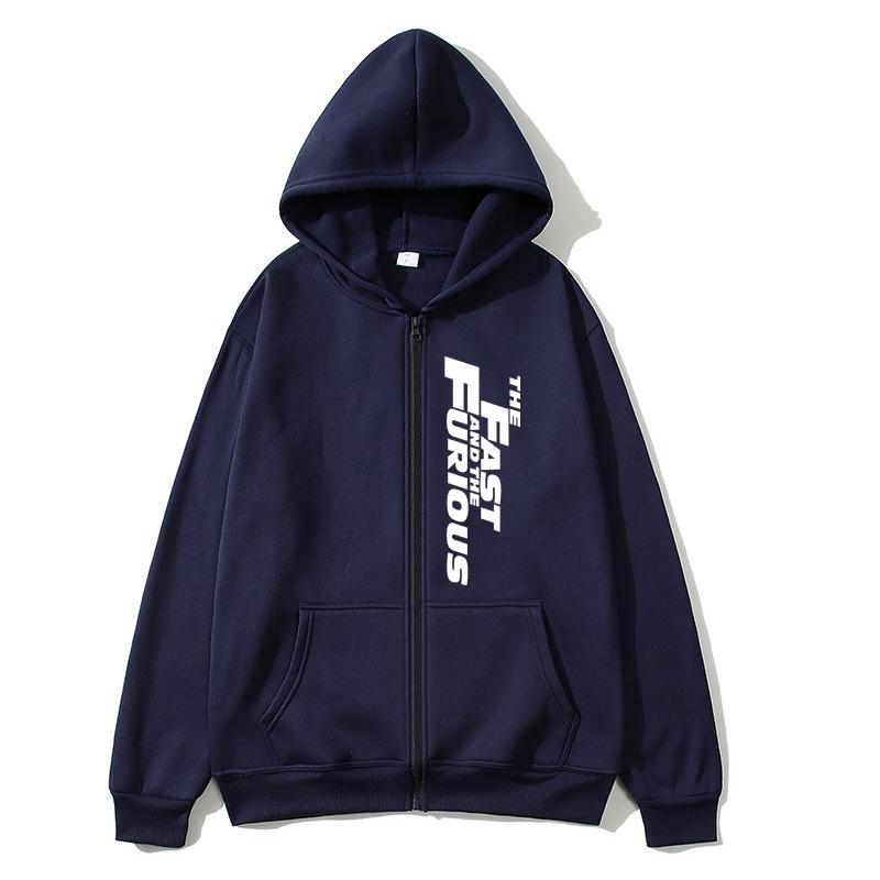 Women Zip Hoodie Pocket Long Sleeve Oversize  Printing Women Sweatshirt Autumn Winter Loose High Quality Zip Hoodies Letter styles Hooded