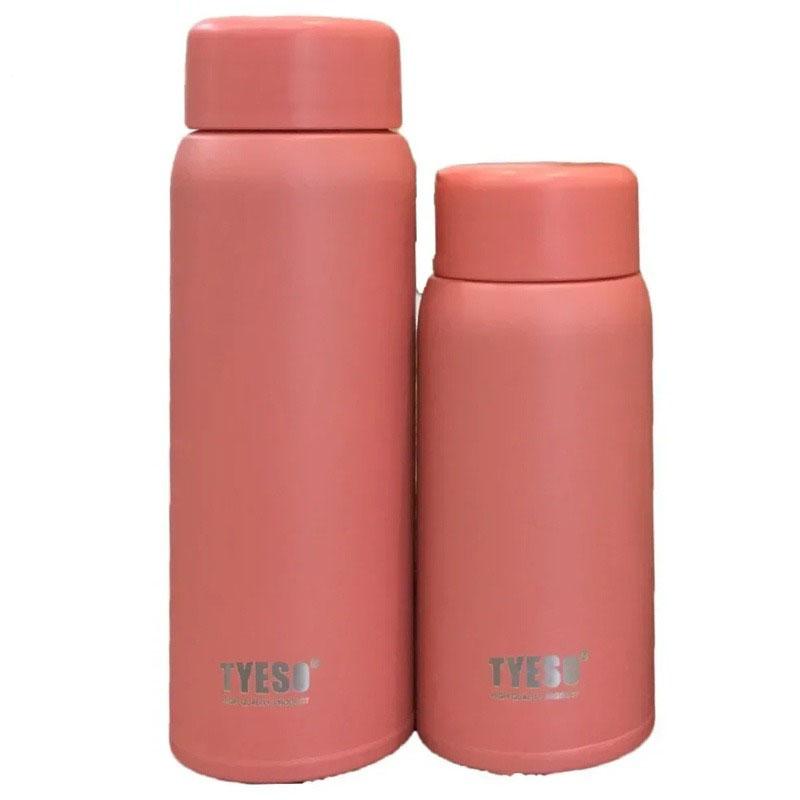 Tyeso Stainless Steel Pocket Insulated Water Bottle Cute Compact Straight Cup High-Quality Stylish Drinking Mug for Hydration