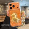 Yingkaida iPhone 17 Pro Max Year of the Horse Gold Foil Shockproof Case