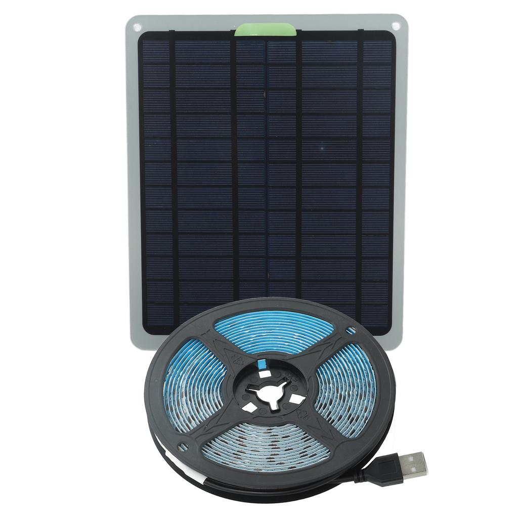 20W Full Spectrum Solar Power Lamp LED 5V IP65 Waterproof Solar Plant Grow Light Strip for Garden