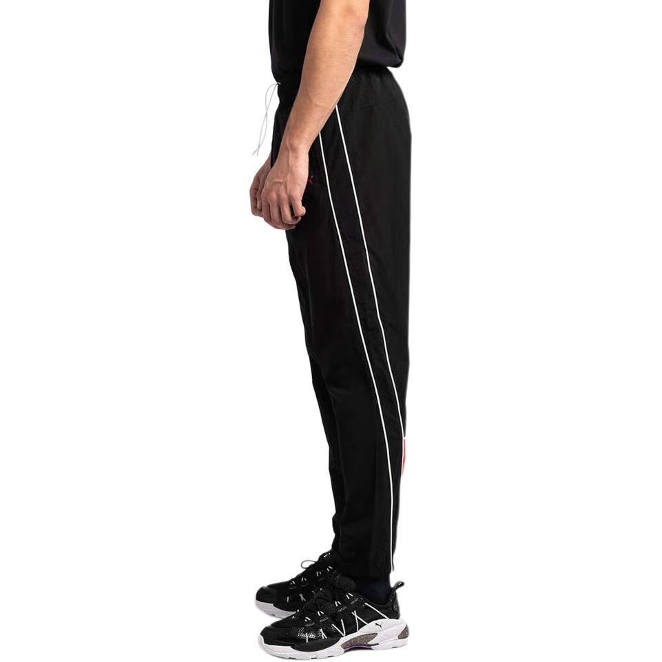 Puma X Karl Lagerfeld Color Block Mid-Rise Drawstring Casual Pants Men bottoms 595681-01