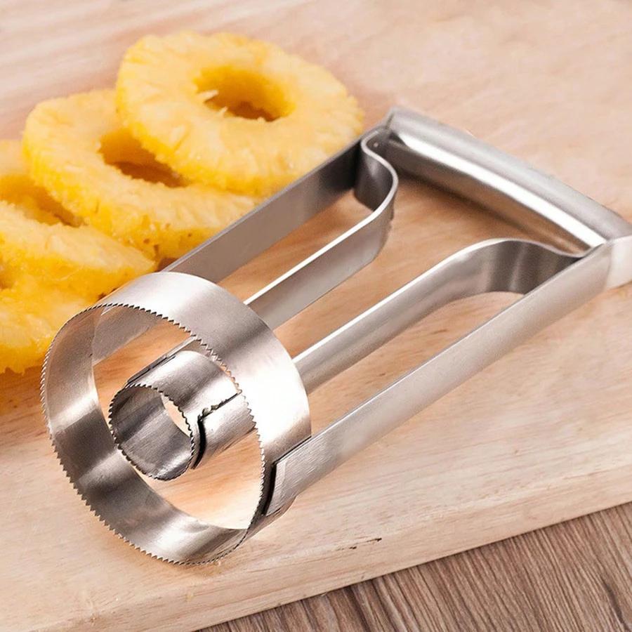 Coltello per ananas in acciaio inox, sbucciatore per ananas, sbucciatore per ananas, sbucciatore per ananas, sbucciatore per ananas