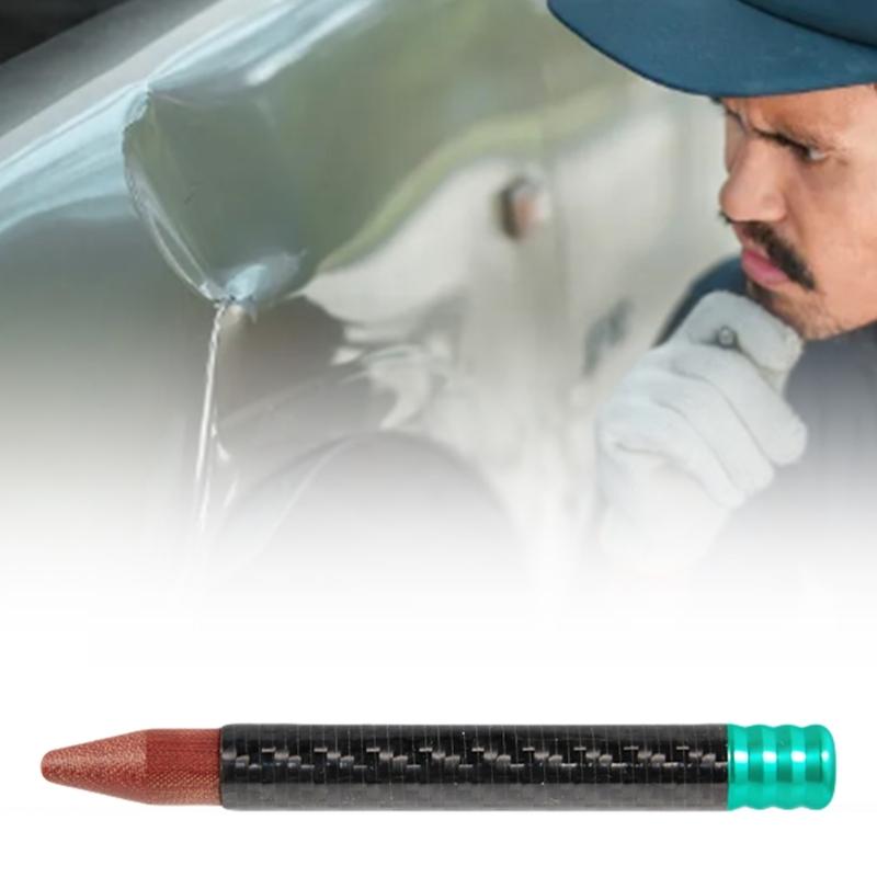 Automotive Repair Tool Car Dent Magnetic Tap Down Pen Sheet Metal Dent Repair Leveling Pen with 3 Interchangeable Head