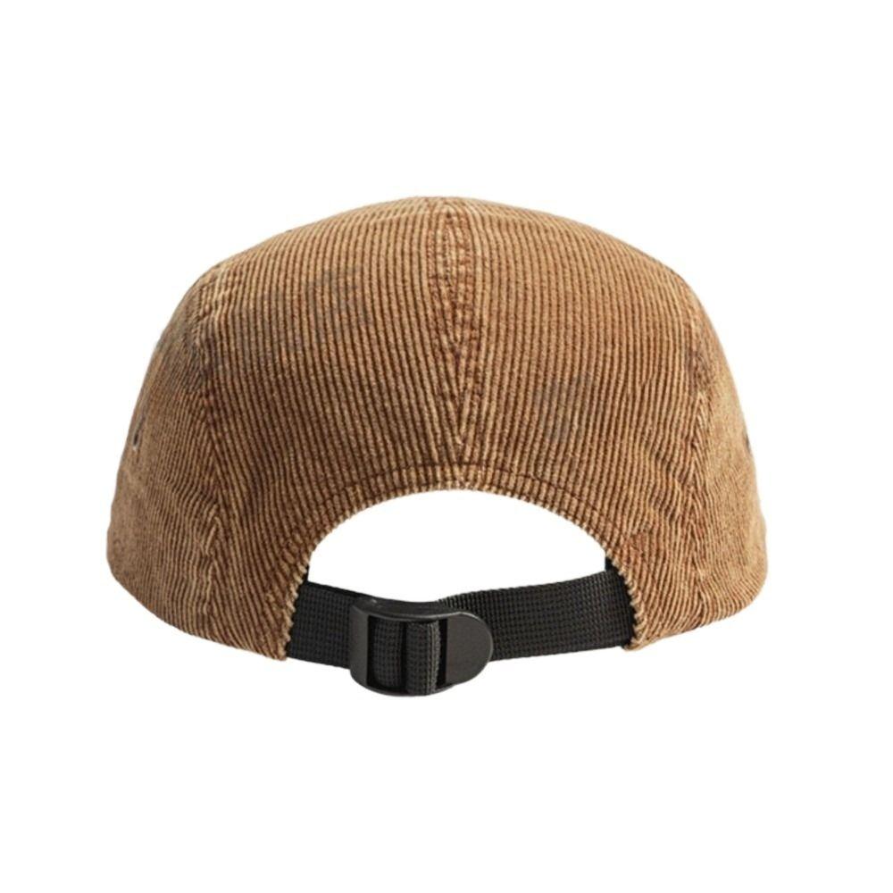 Versatile Baseball Cap Japanese Style Retro Sports Hat Short Brim Adjustable Five-panel Cap Winter Autumn Spring for Men Women